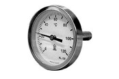 Måleinstrumenter - Erik Færgemann Skivetermometer ø63 1/2x50 mm 0-120°c - 480611-004