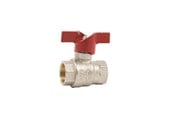 Fittings - Pettinaroli kuglehane m/T greb rød 52CE muffe/muffe 1/2" - 52CE-004