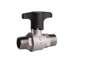 Fittings - Pettinaroli TEA kuglehane m/T greb 52TEU/2 nippel/nippel 3/4" - 52TEU/2-006