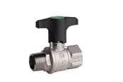 Fittings - Pettinaroli TEA kuglehane m/T greb grøn 52TEU/1 muffe/nippel 1" - 52TEU/1-008