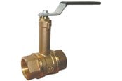 Fittings - GPA Flowsystem Type 380LN kuglehane muffe/muffe DN 25 / 1" rødgods med høj hals - 418506508