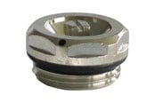 Radiatorer og ventiler - Pettinaroli Luftskrue med o-ring kant 1/2", krom - DE-016