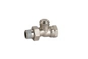 Radiatorer og ventiler - Pettinaroli Returløbsventil ligeløbende 1/2" - 651DIN-004