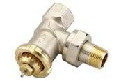 Radiatorer og ventiler - Danfoss FJVR ventilhus 3/8" retur vinkelløbende - 003L1009