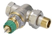 Radiatorer og ventiler - Danfoss RA-DV 10 dynamisk radiatorventil ligeløbende 3/8" - 013G7712