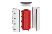 Kedler og skorstene - Flamco isoleringskappe 80 mm til ps 500l hvid - 18681