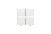 Intelligente bygningsinstallationer	 - Niko-Servodan 4-tryk, white, nhc - 101-51004