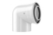 Kedler og skorstene - Bosch aftræksbøjning balanceret 87° dn80/125 - 7738112648
