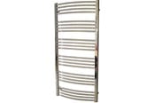 Håndklæderadiator og tilbehør - Kriss round håndklæderadiator 1320 x 600 mm forkromet - R13260C