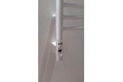 Håndklæderadiator og tilbehør - Kriss Nuvo 2, 300watt, rund profil, hvid - NT300RH