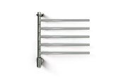 Håndklæderadiator og tilbehør - Kriss flex 1 håndklædevarmer elektrisk med 5 arme & timer 597x550 krom 50watt - FL1555T