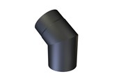 Kedler og skorstene - Metalbestos Knærør 45° 6" - 318412150
