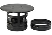 Kedler og skorstene - Metalbestos Wood 130 mm skorstens-hætte - 317575131