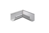 Tag og facade - Rheinzink gering indvendig 90° til kvartrund tagrende 400x0,8 - 1114405