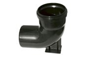 Kloakprodukter - Purus Fodbøjning 110x225x145 mm 87° sort - 192855-110