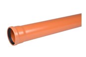 Kloakprodukter - Wavin 160x1m sn4 afløbsrør pvc-ml - 0511115