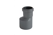 Afløb - ALIAXIS Ht-pp (amax pro) ø110 mm x 50 mm grå excentrisk reduktionsrør - ZWW-110-050-000-GD