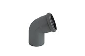 Afløb - ALIAXIS Ht-pp (amax pro) ø110 mm x 67,5° grå bøjning - KLW-110-027-067-GD
