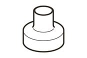 Afløb - Geberit Peh reduktion centrisk geberit ø90x63 mm - 366.570.16.1
