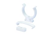 Afløb - Wavin 50 mm rørholder med afstandsklods hvid - 0451740