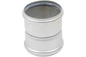 Afløb - Blücher dobbeltmuffe 110 mm rustfri/syrefast - 841.110.110 S