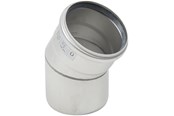 Afløb - Blücher bøjning 30° 110 mm rustfri - 820.030.110