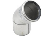 Afløb - Blücher bøjning 45° 75 mm rustfri - 820.045.075