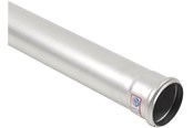 Afløb - Blücher afløbsrør 75X1000 mm muffe rustfri/syrefast - 811.100.075 S