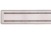 Afløb - Purus line ramme/rist steel 700 mm - 155811-707