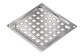 Afløb - Blücher rist 140X140 mm med skruehul - 610.155.421