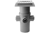 Afløb - Purus Afløbsskål maxiflex 110 mm med rustfri rist 4 indløb - 153445-956