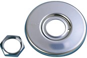 Brus og monteringstilbehør - Uponor Vægroset 1/2" x 21 x 70 x 5 mm, krom - 1033991