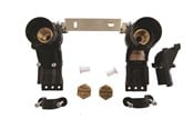 Pex-systemer - Unite koblingsdåse rødgods dobbelt push 15 mm x 1/2" - LM3100