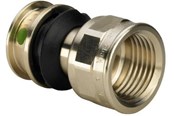 Alu-pex systemer - Viega Raxofix overgang 20 x 1/2" muffe/muffe rødgods - 646172