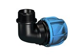 Vandforsyningsprodukter - +GF+ iJOINT vinkel muffe/nippel 32 mm x 1" - 158400054