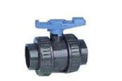 Plastrør og fittings - +GF+ Kuglehane pvc/epdm PN16 muffe/muffe 63 mm - VSA22I630
