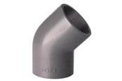 Plastrør og fittings - +GF+ Vinkel pvc 45° muffe/muffe 63 mm PN16 - 721150111