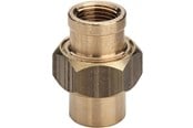 Gevindfittings - Viega Union muffe-muffe 1 1/2" rødgods - 446970