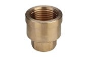 Gevindfittings - Viega Formmuffe 1 1/2" x 1 1/4" rødgods - 266394