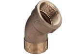 Gevindfittings - Viega Bøjning 45° muffe/nippel 3/4" rødgods - 264185