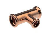 Pressrør og fittings - Vsh Fabrieken Tee vsh muffe/muffe/muffe 22x15x15 mm cu - 4801808
