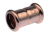Pressrør og fittings - Vsh Fabrieken Dobbeltmuffe vsh 18 mm cu - 4800026