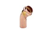 Pressrør og fittings - Viega Profipress G bøjning 45° 22 Kobber/blank, 345693 - 345693