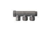 Pex-systemer - Pettinaroli fordelerrør messing tea 3 x 15 mm afgrening, bi-203pt-15/10 - BI-203PT-15/10