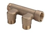 Pex-systemer - Viega Fordelerrør 3/4" - 2 rødgods - 104658