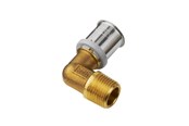 Alu-pex systemer - Roth Vinkel 90° 20 mm x 3/4" nippel - 17045651.246