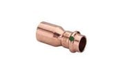Pressrør og fittings - Viega Profipress reduktion 28 x 22 mm nippel/muffe kobber - 296506