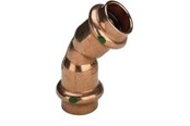 Pressrør og fittings - Viega Profipress bøjning 45° 35 Kobber/blank, 292379 - 292379