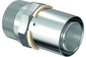 Alu-pex systemer - Uponor Preskobling uponor plus med nippel 75 mm x 212 - 1032896