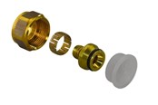 Gulvvarme - Uponor vario koblingssæt pex 16 x 1,8/2,0 mm x 34 euro - 1065284